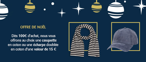 Offre promotionnelle Noël Telline Capitaine